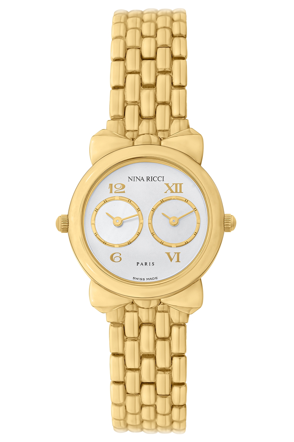 ساعة نينا ريتشي النسائية ذات المينا المزدوجة — W953.55.XN.4M