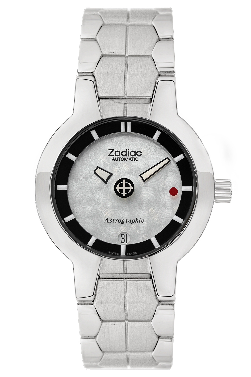 ساعة زودياك أوتوماتيكية فلكية بتاج خيطي