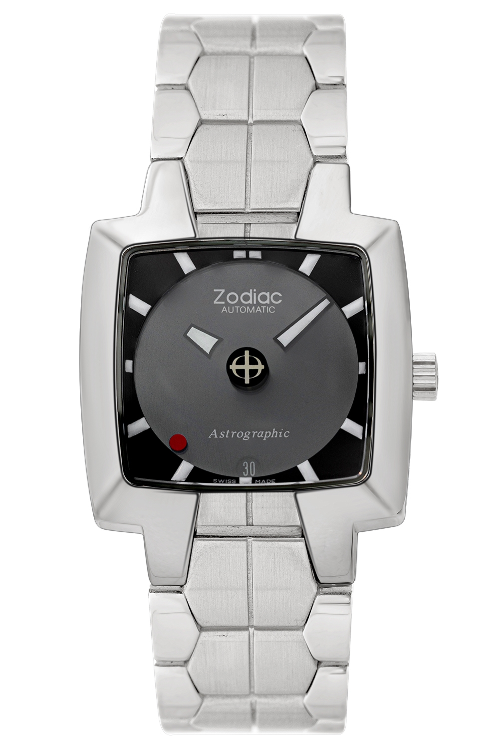 ساعة زودياك أوتوماتيكية للرجال بتصميم فلكي مع تاج لولبي — 5014.002/03B79