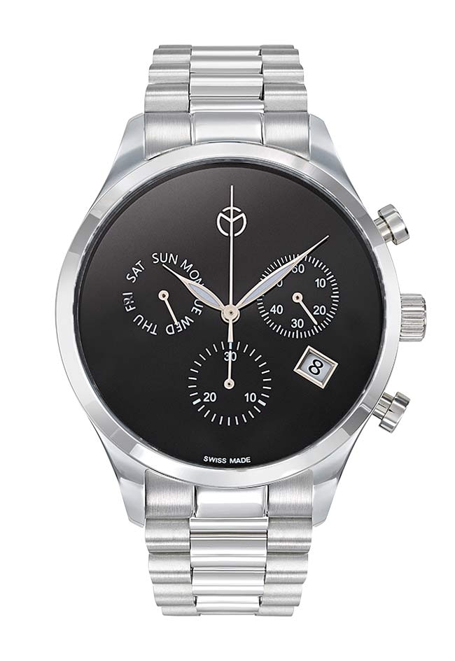 " ساعة ماثي تيسو أوربان كرونو الرجالية – H411CHNM"