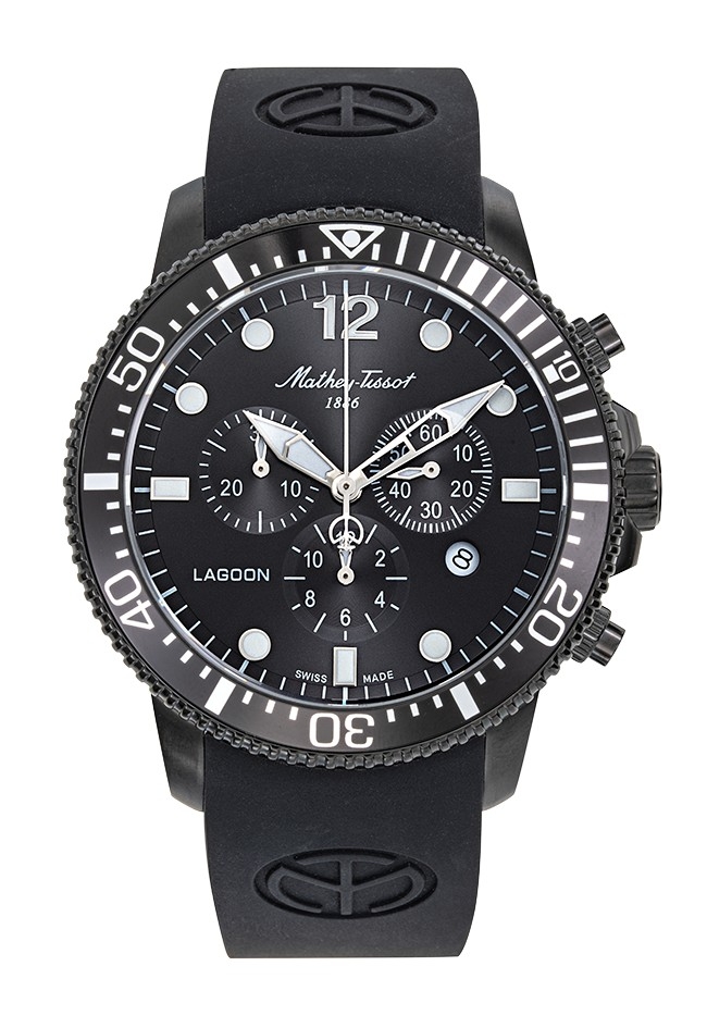" ساعة ماثي تيسو لاجون الرجالية – H123CHLNN"